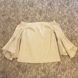 NWT Jennifer Lopez Off-the-shoulder Top